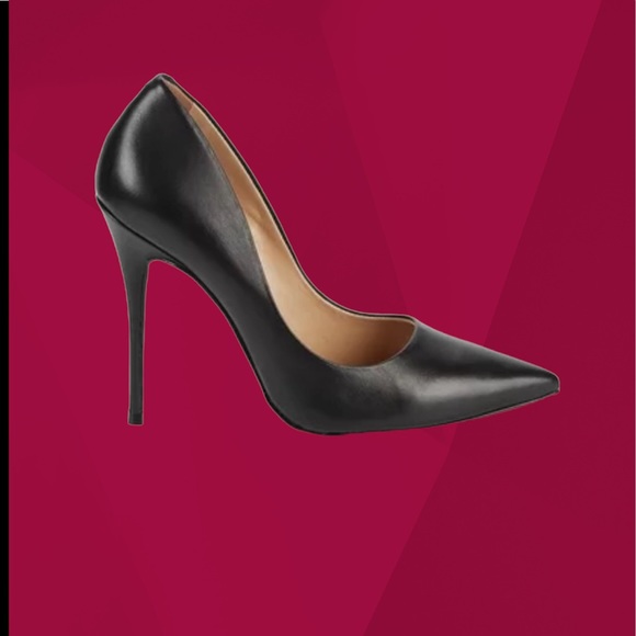 Sasks Fifth Avenue Leather Pumps - Picture 1 of 3